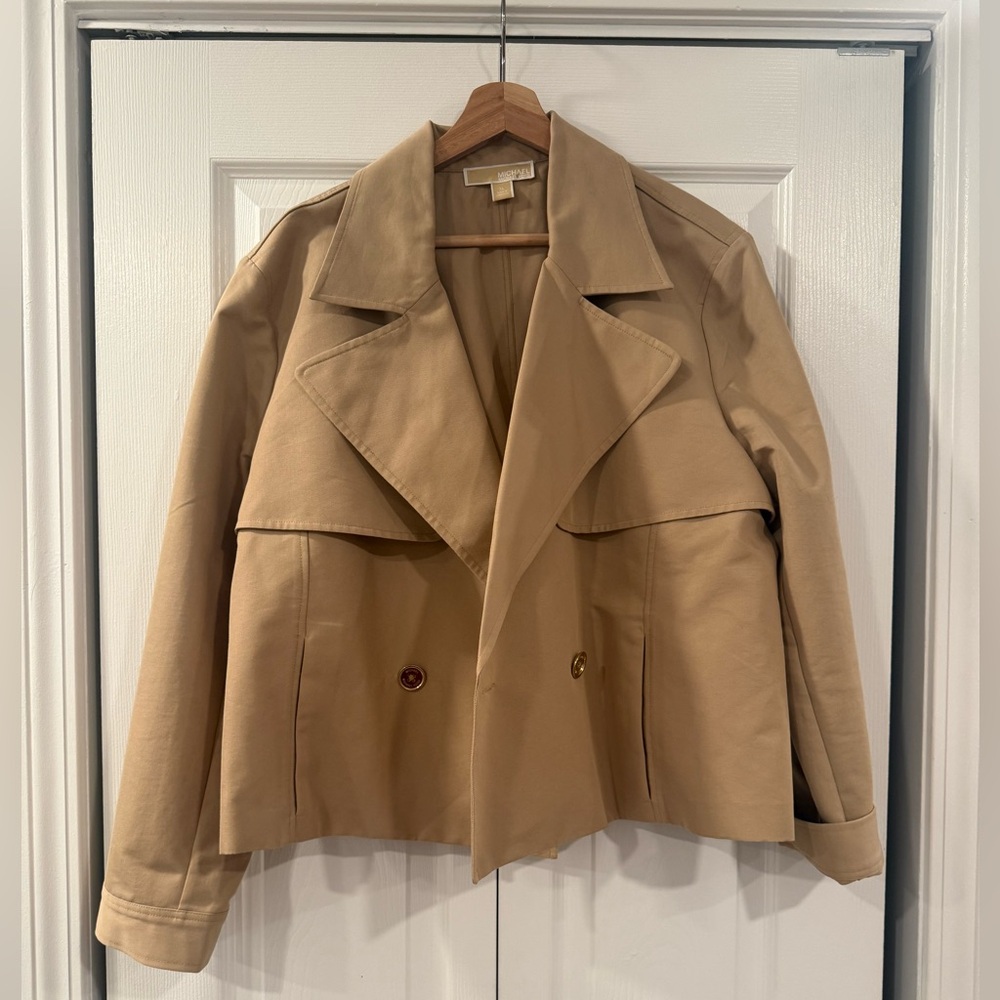 Michael Kors Tan Trench Coat